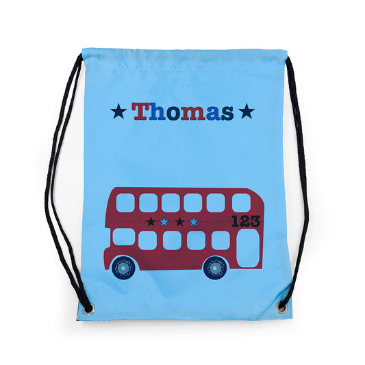 Personalised Boy's Sky Blue Waterproof Swim Bag