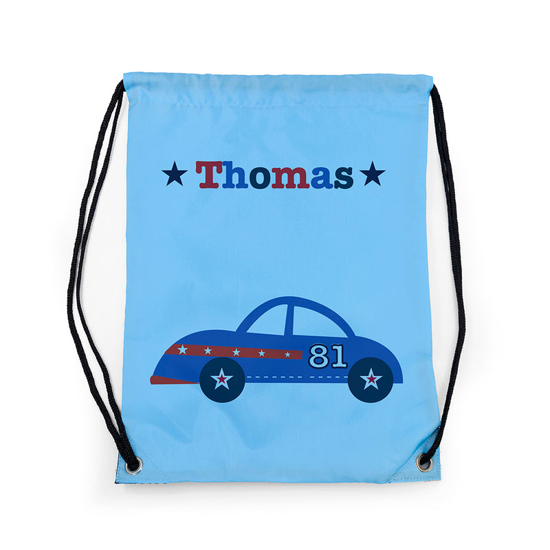 Personalised Boy's Sky Blue Waterproof Swim Bag