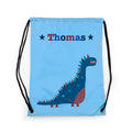 Personalised Boy's Sky Blue Waterproof Swim Bag