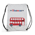Personalised Boy's Silver Waterproof Swim Bag