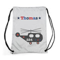 Personalised Boy's Silver Waterproof Swim Bag
