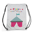 Personalised Silver Circus Waterproof Swim Bag