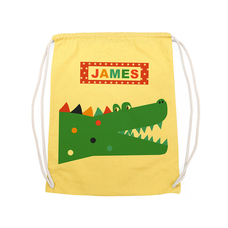 Personalised Crocodile PE Kit Bag