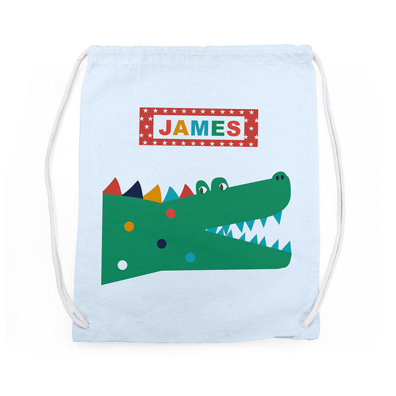 Personalised Crocodile PE Kit Bag