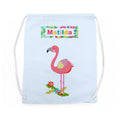 Personalised Flamingo Nursery Bag