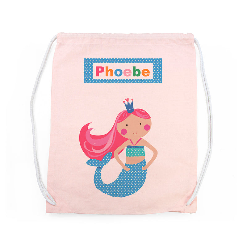 Personalised Mermaid Nursery Bag