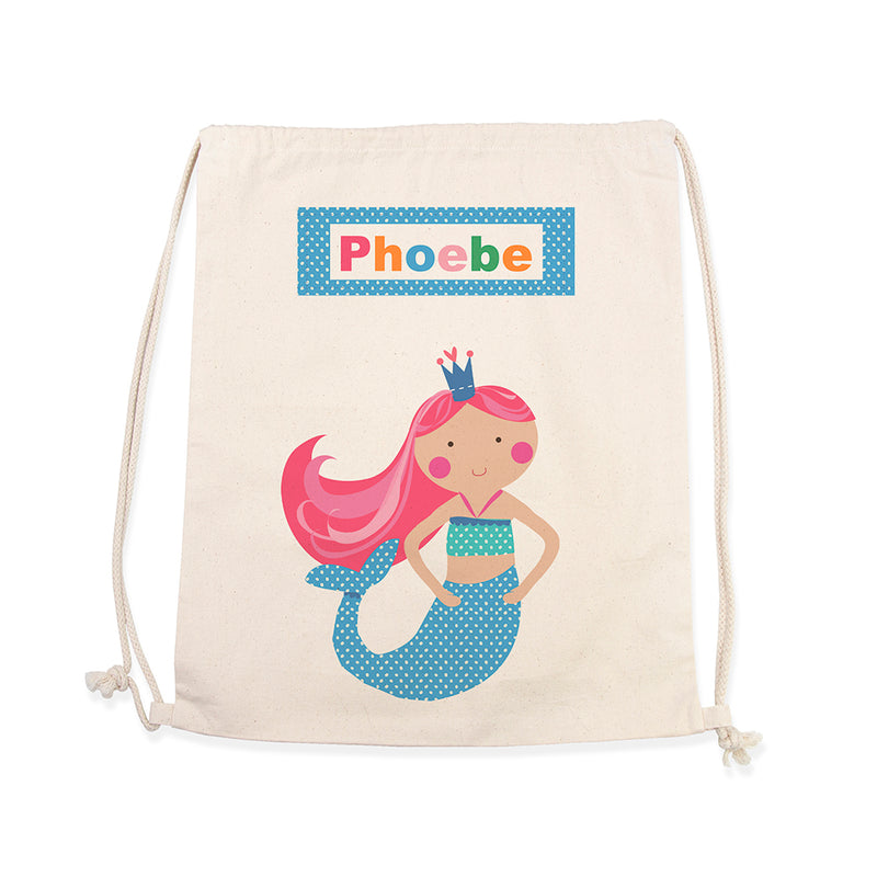 Personalised Mermaid Nursery Bag