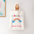 Personalised Rainbow Natural Party Bag