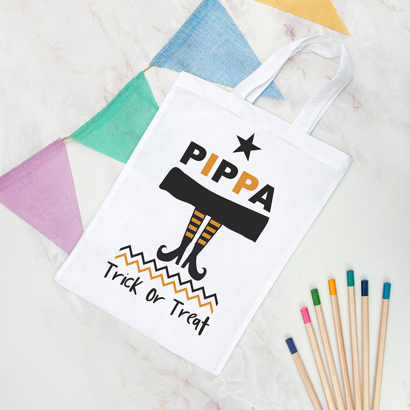 Personalised Halloween Trick or Treat Bag