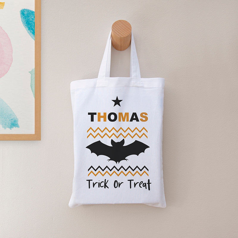 Personalised Halloween Trick or Treat Bag