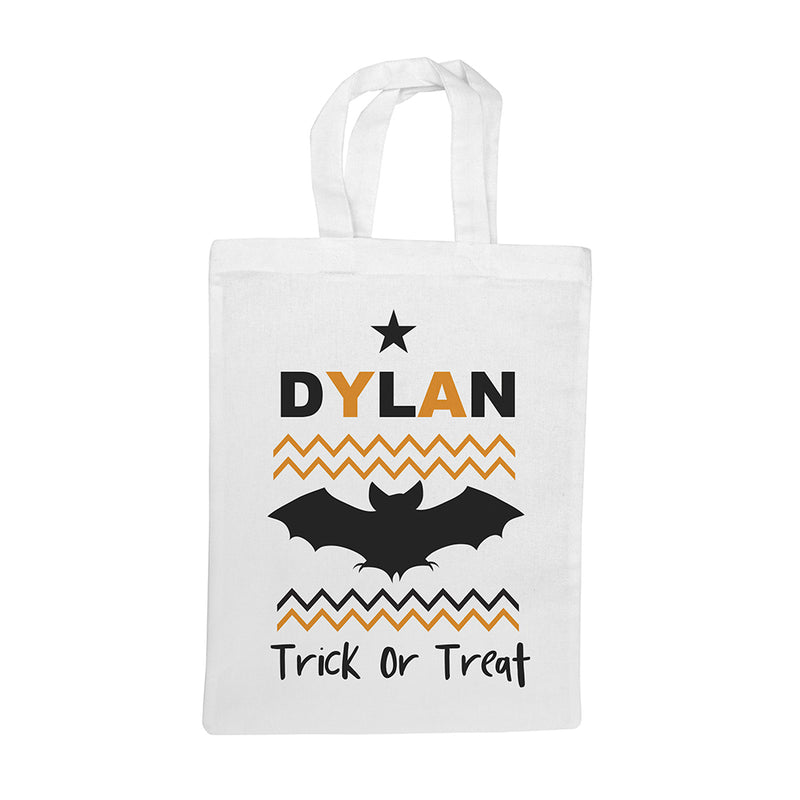 Personalised Halloween Trick or Treat Bag