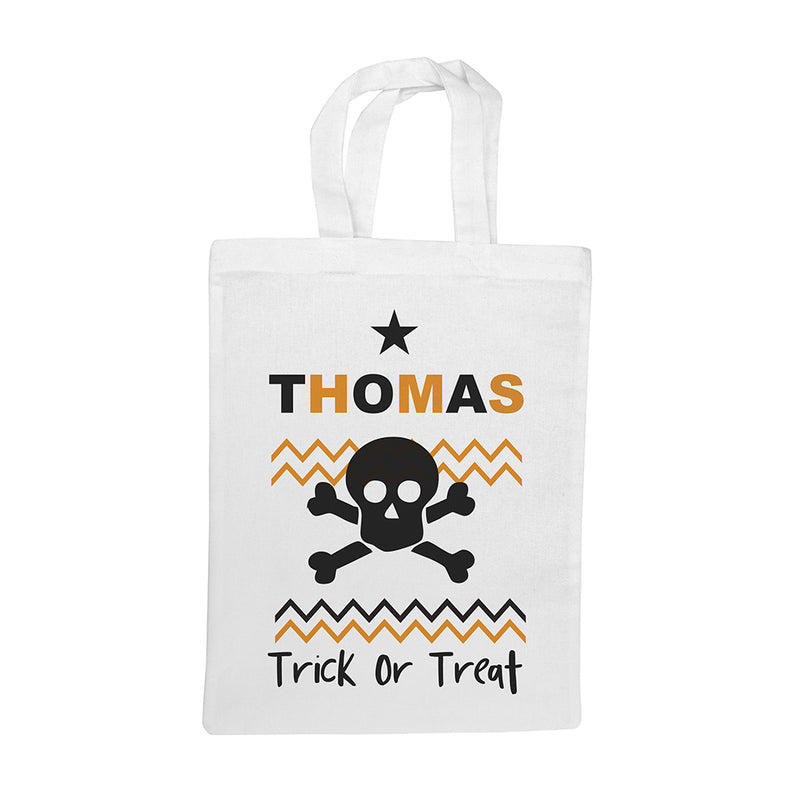 Personalised Halloween Trick or Treat Bag