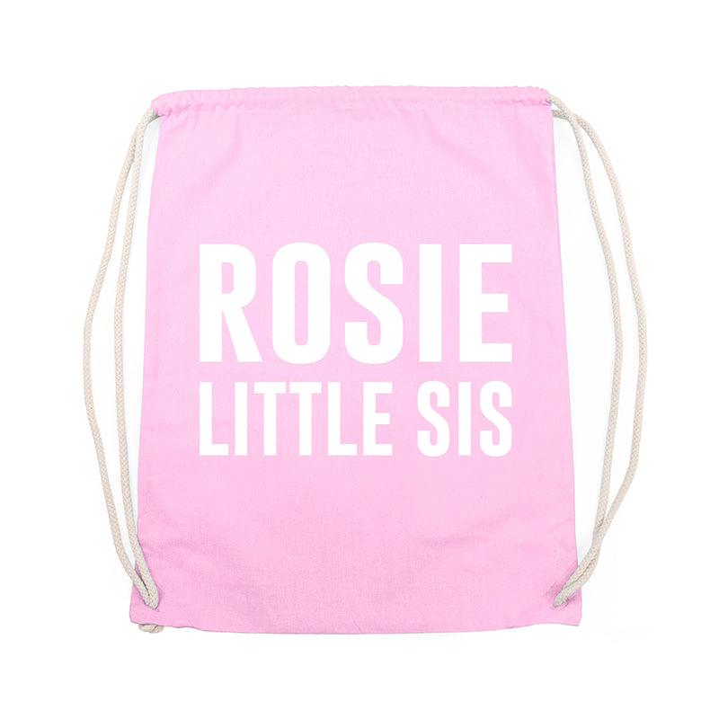 Girl's Personalised Sister Gym Bag