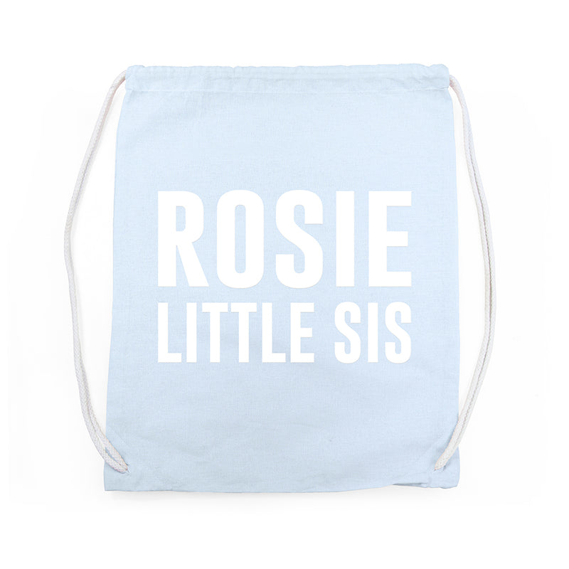 Girl's Personalised Sister Gym Bag