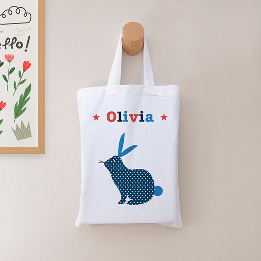 Personalised Child's Rabbit Party Bag, alternate view