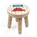 Personalised Kid's Dinosaur Wooden Stool