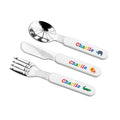 Personalised Kids Noah's Ark Metal Cutlery Set