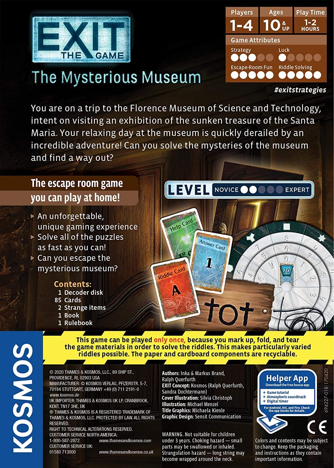 EXIT: The Mysterious Museum Board Game