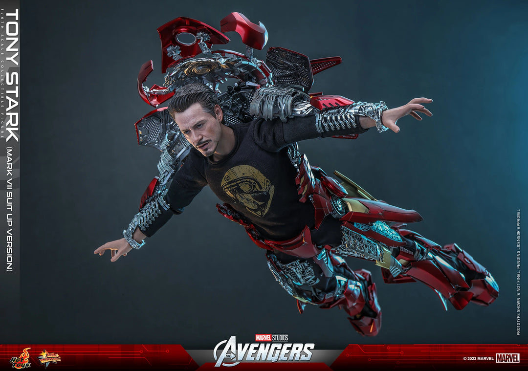 Hot Toys The Avengers Tony Stark (Mark VII Suit-Up) 1/6th Scale Figure