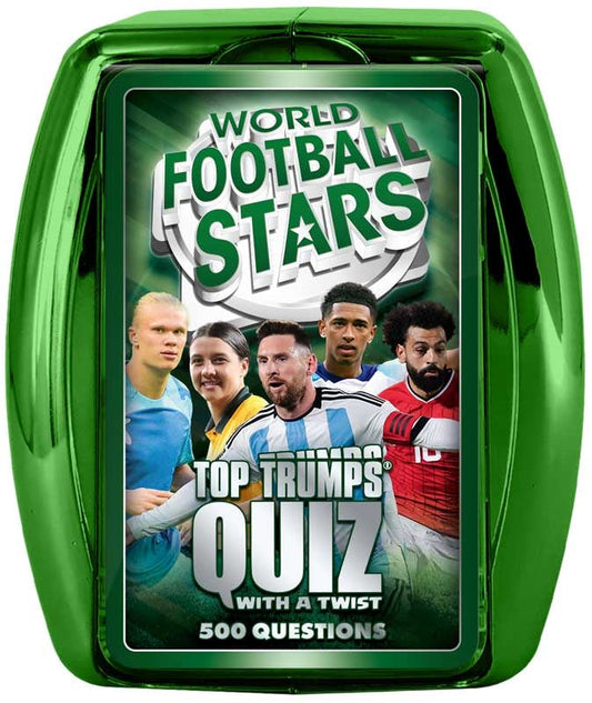 TOP TRUMPS QUIZ WORLD FOOTBALL STARS collectible from U&C Solutions Ltd