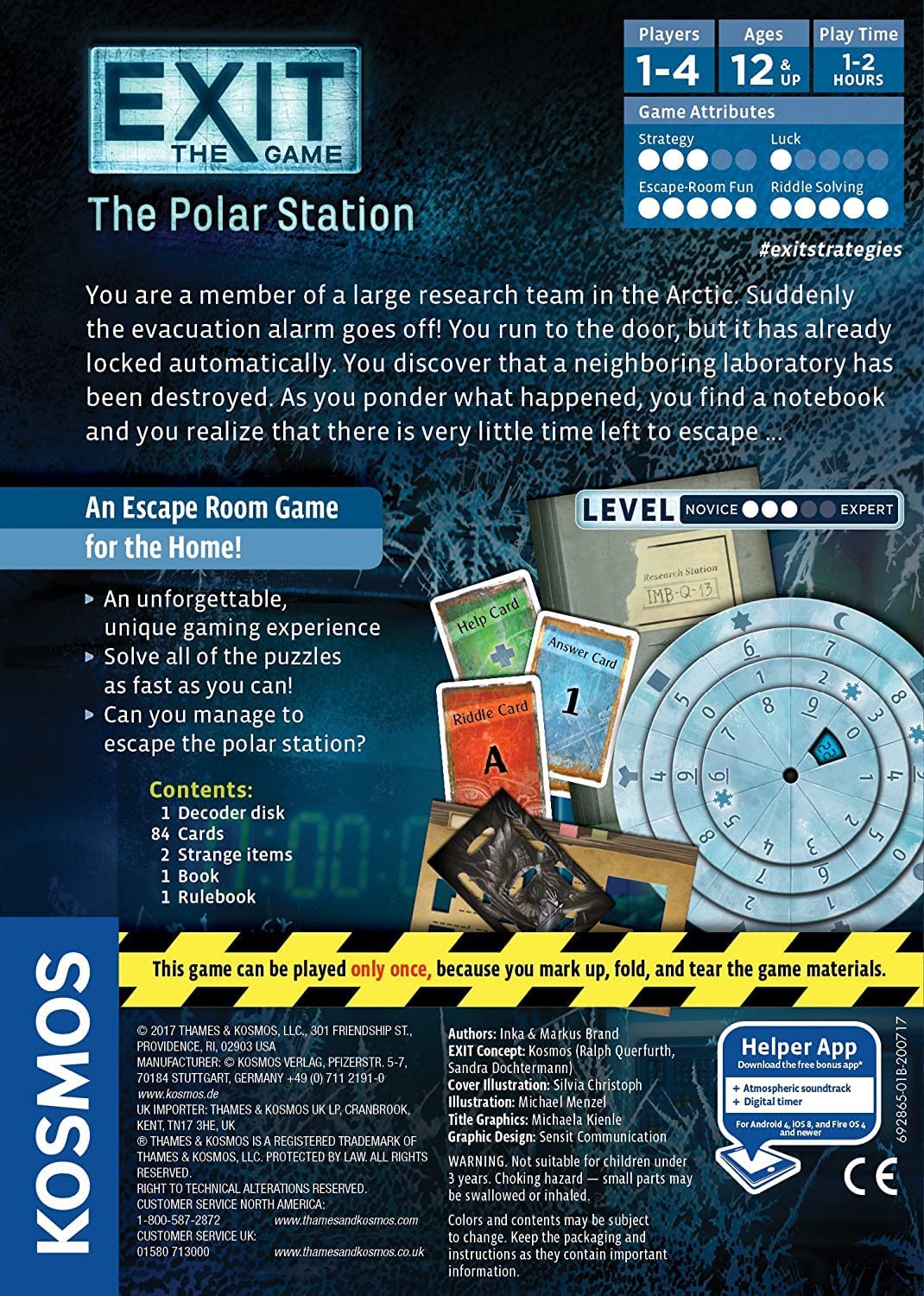 EXIT: The Polar Station Board Game