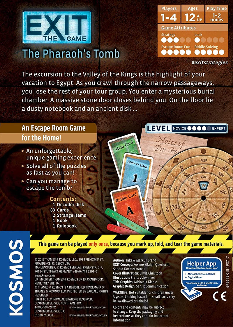 EXIT: The Pharaoh's Tomb Board Game - Image 2