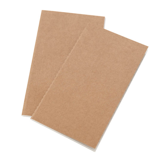 Travel Journal Refill Set of 2 Notebooks Bullet and Lined