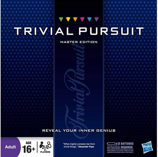 Trivial Pursuit Master Edition – Classic Quiz Game with 2,950 Questions collectible from U&C Solutions Ltd