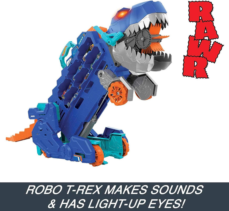 Hot Wheels City Ultimate T Rex Transporter Playset - Image 5