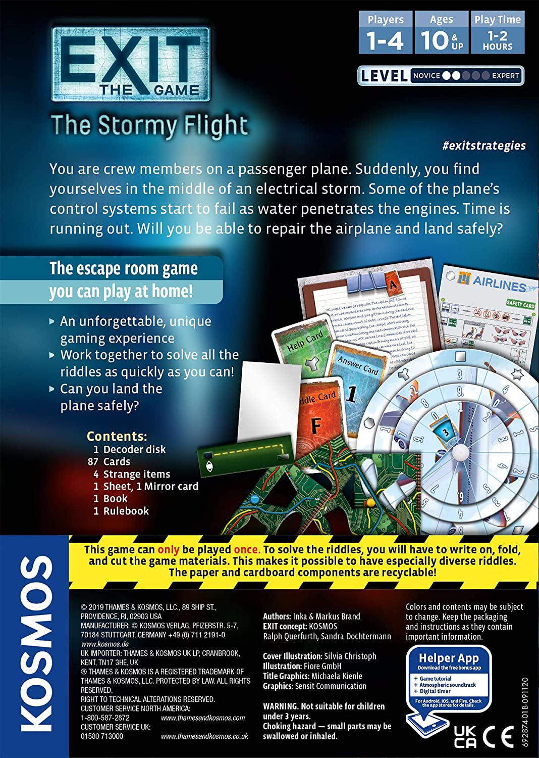 EXIT: The Stormy Flight Board Game