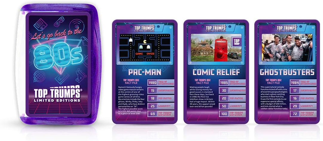 Top Trumps Limited Edition 1980's Card Game