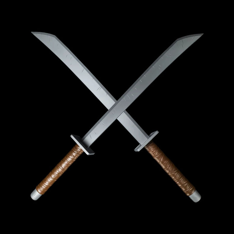 TMNT Leonardo Retro Katana Swords Costume Accessory