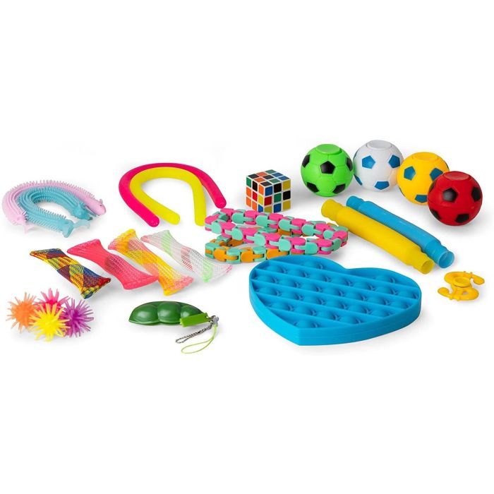 Ultimate Fidget Toy Mega Box – 24 Sensory Pieces for Kids & Adults