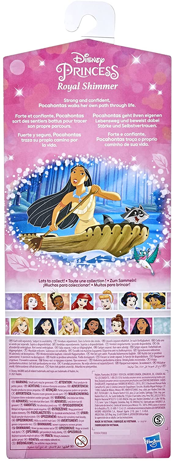Disney Princess Feature Doll Royal Shimmer Pocahontas - Image 3