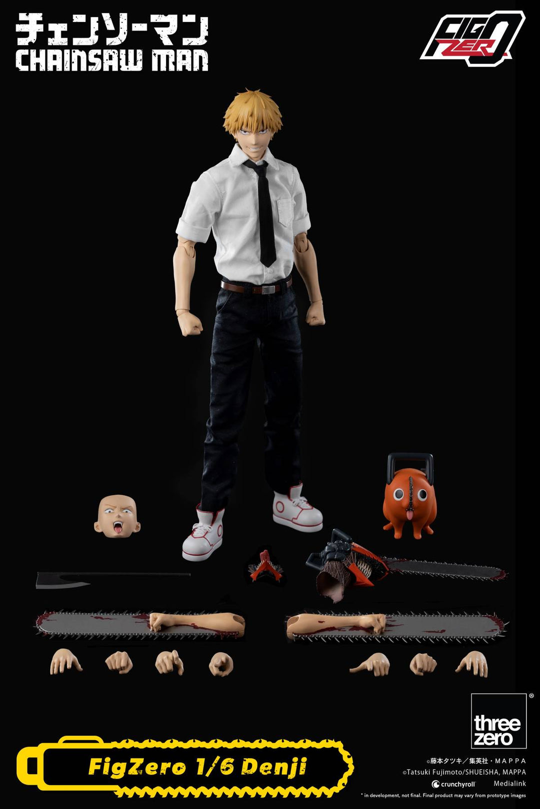 Threezero FigZero Chainsaw Man Denji 1/6 Scale Figure