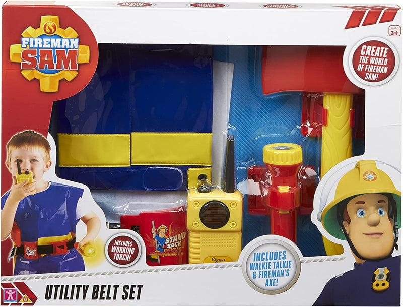Fireman Sam - Utility Belt with Jacket & Accessories