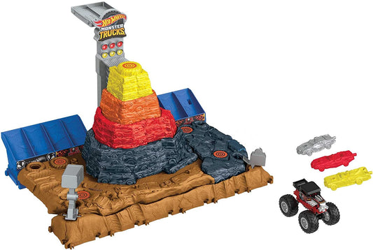 Hot Wheels Monster Trucks Arena Ultimate Crush Yard Playset