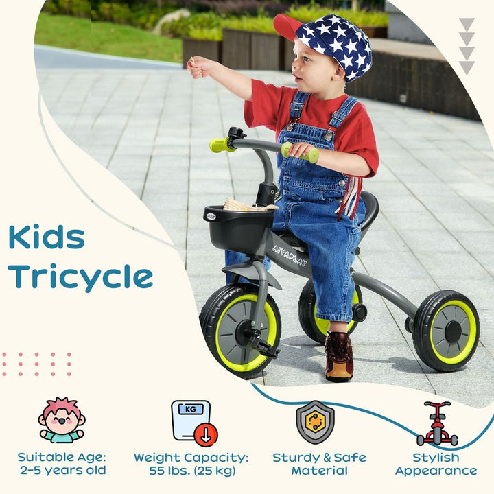 Kids Tricycle for 2-5 Years Old (Black)