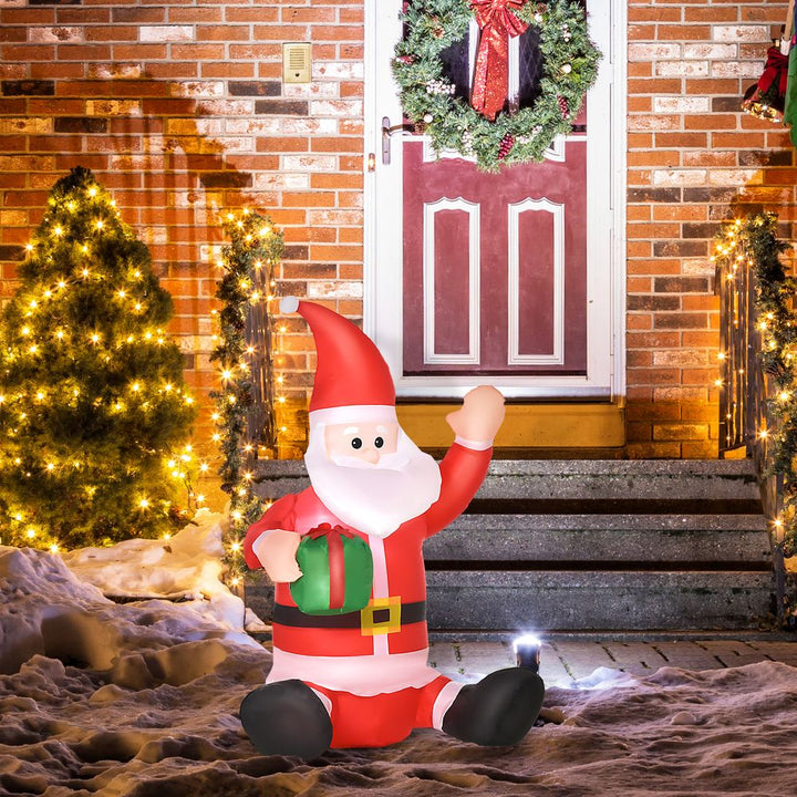 4ft Inflatable LED Santa Claus