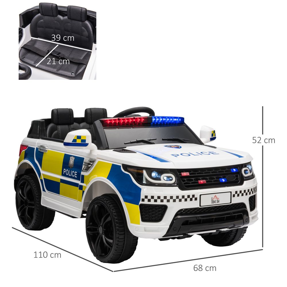 Police Car 12V Kid Electric Ride On Car