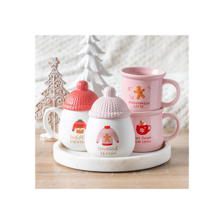 Pink Gingerbread Latte Mug