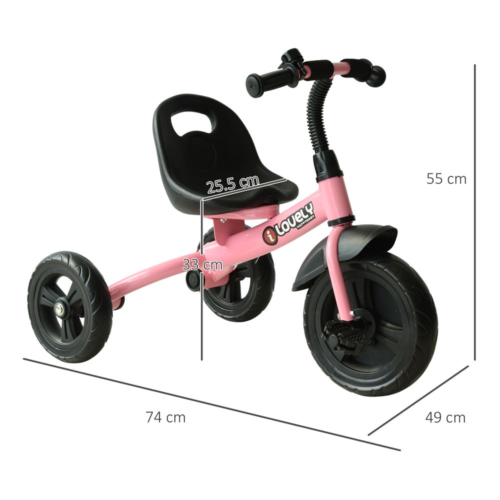 Pink Kids Tricycle Ride on Trike