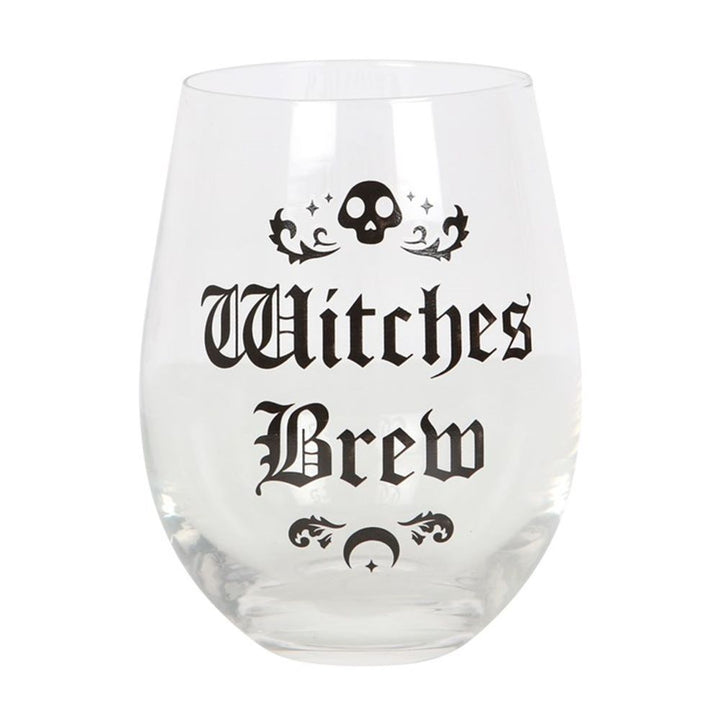 Witches Brew Stemless Wine Glass