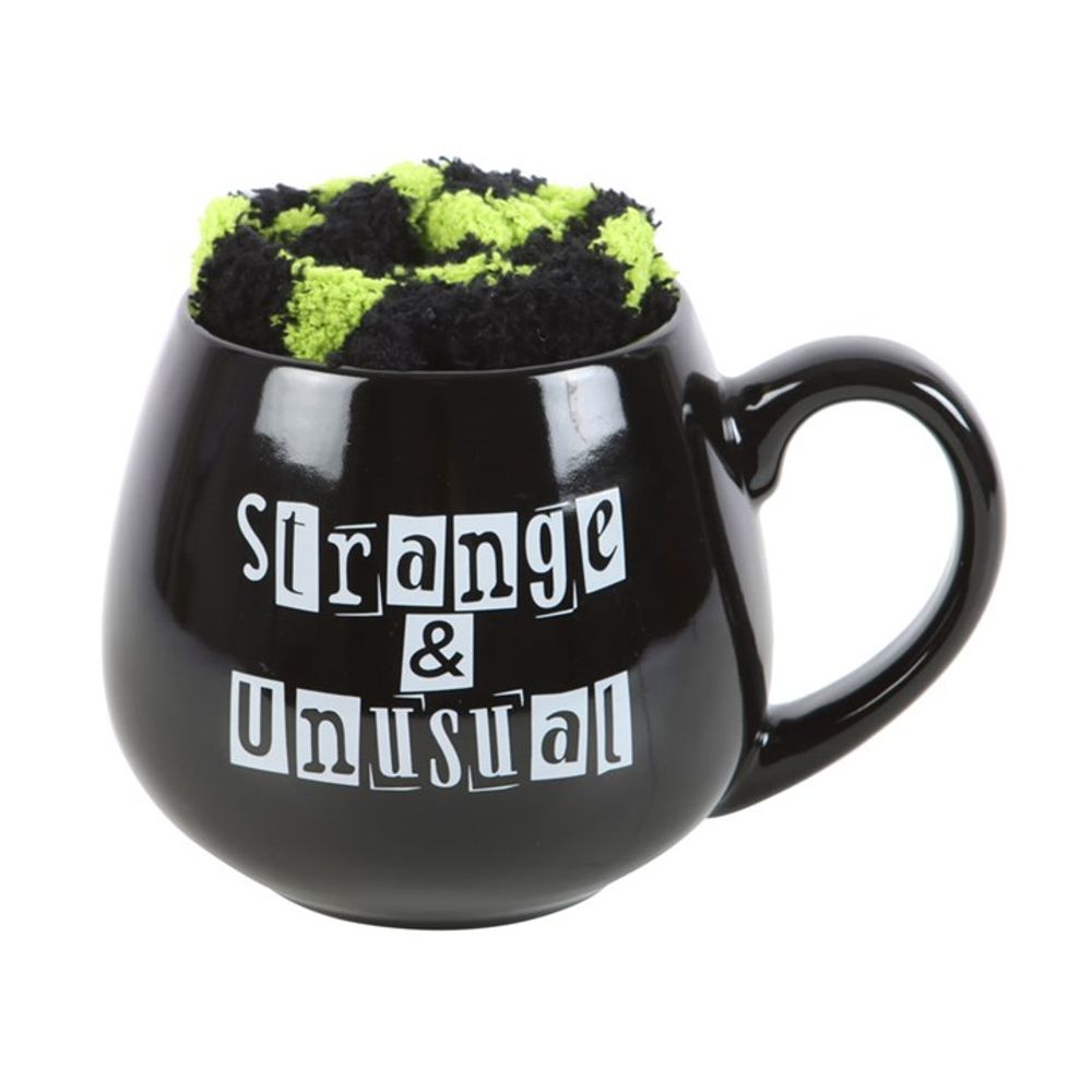 Strange & Unusual Mug and Socks Set