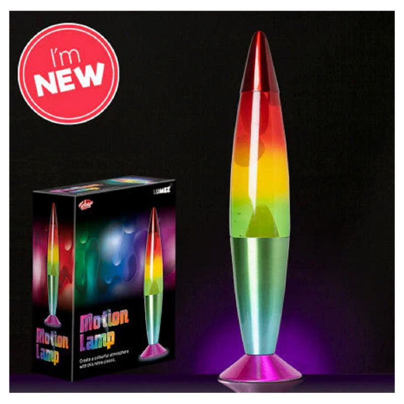 Tobar Lumez Motion Rainbow Lava Lamp, alternate view