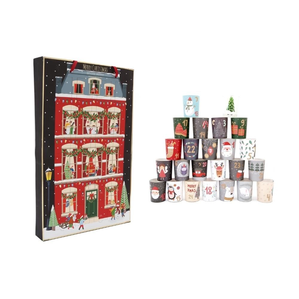 Christmas Candle Pots Advent Calendar