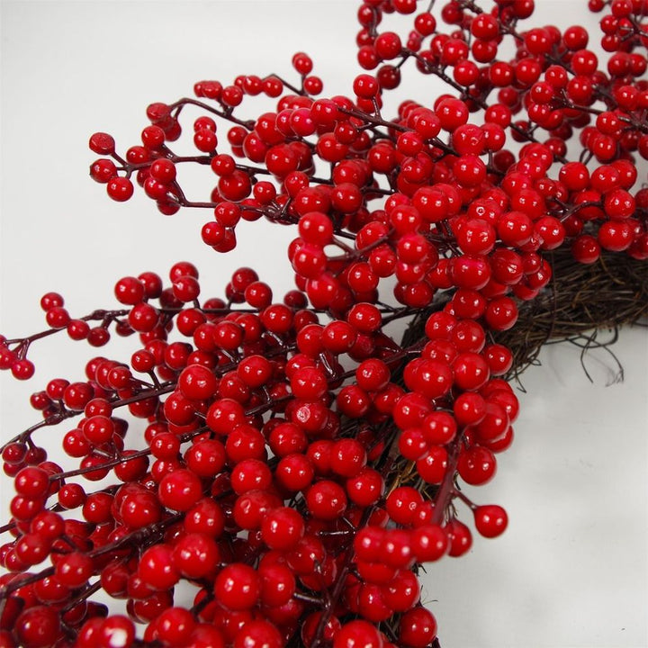 60cm Large Luxury Christmas Red Berry Floristry Wreath