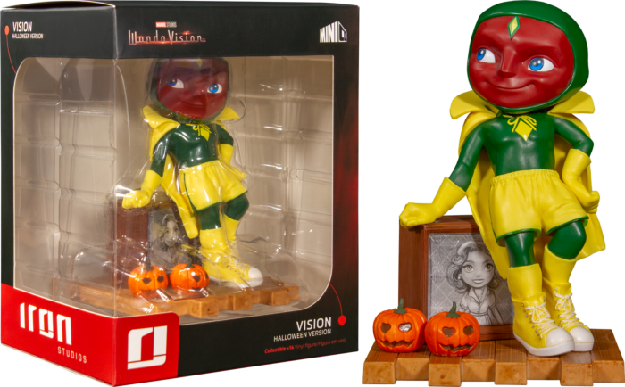 Iron Studios Marvel Avengers WandaVision Vision Halloween Version MiniCo Figure