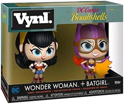 Funko Vynl: DC Bombshells Wonder Woman & Batgirl (2 Pack)