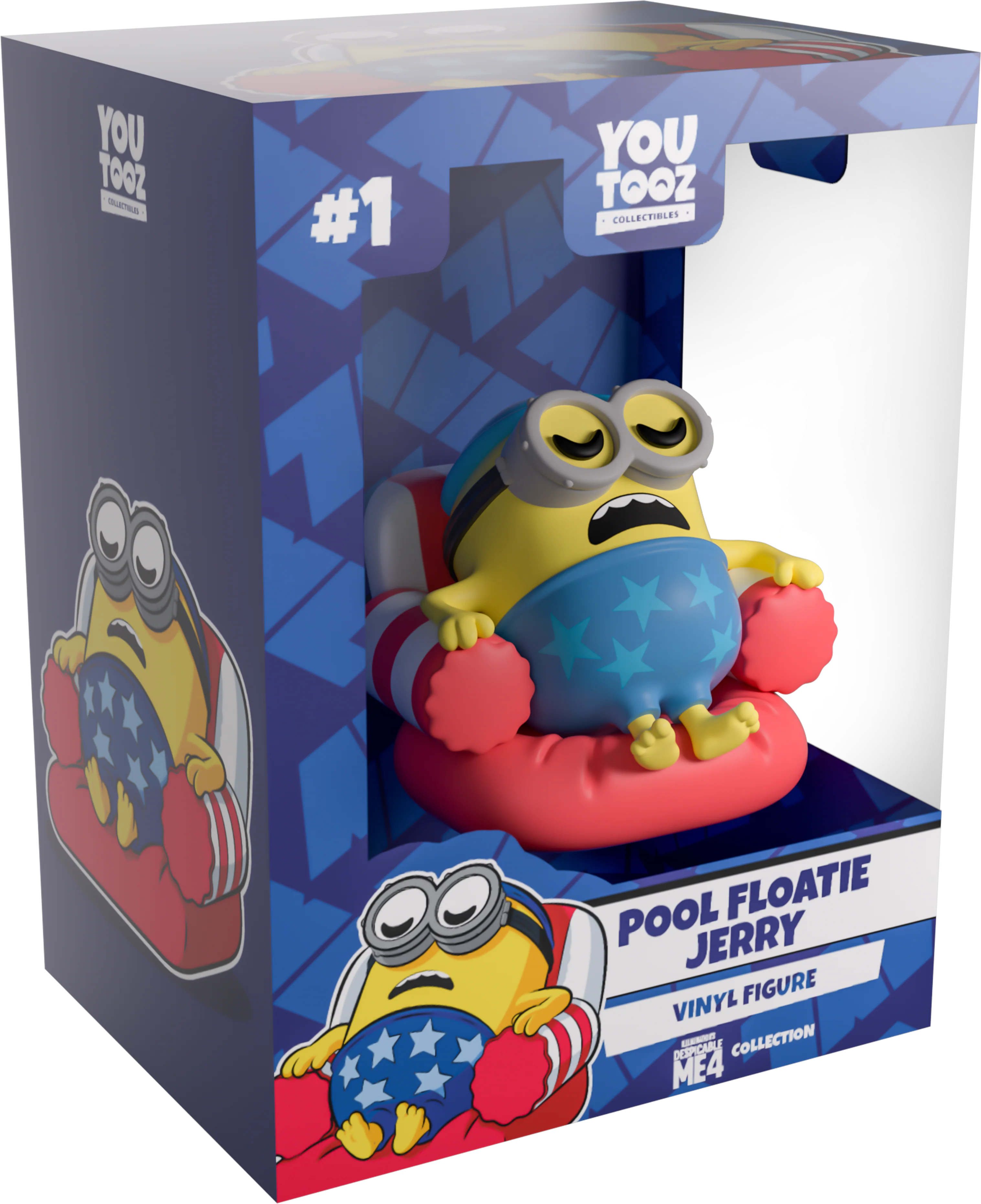 Youtooz Despicable Me 4 Pool Floatie Jerry Vinyl Figure